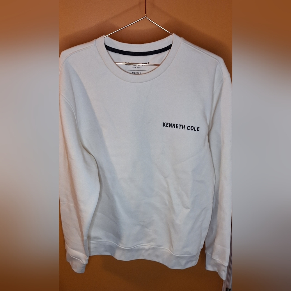Kenneth Cole, Medium, Oyster White Sweater